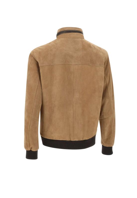 25FW 볼파글리 가죽 자켓 CARAVAGGIO BISCOTTO Beige - VOLFAGLI