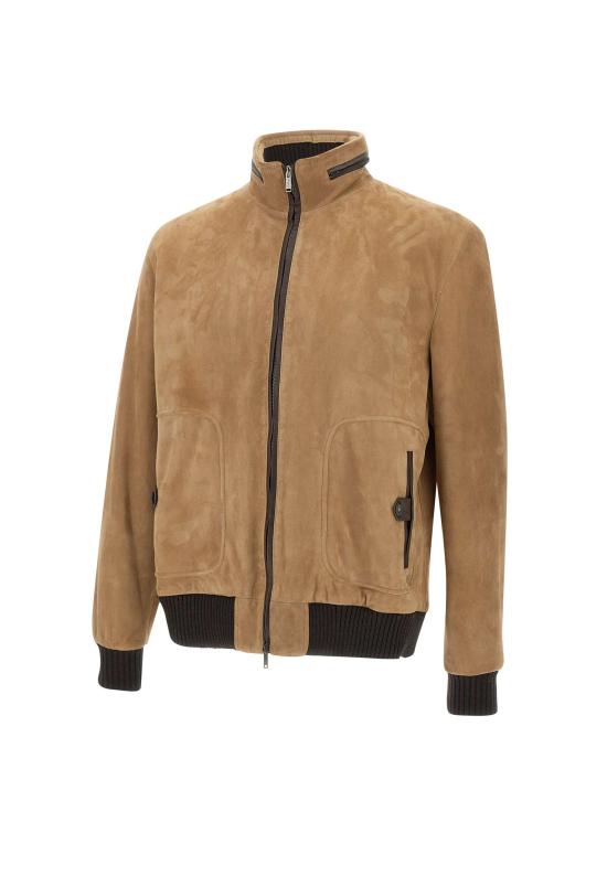 25FW 볼파글리 가죽 자켓 CARAVAGGIO BISCOTTO Beige