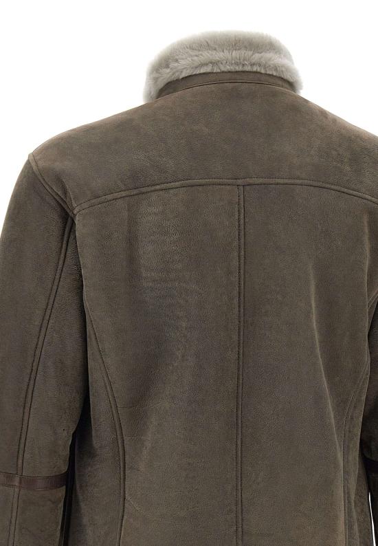 25FW 볼파글리 가죽 자켓 CANOVA SHETORTORA Brown - VOLFAGLI