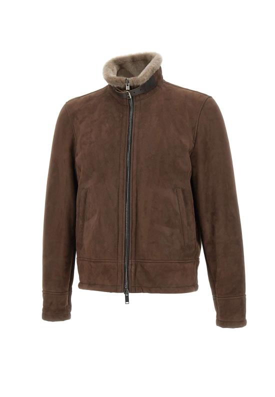 25FW 볼파글리 가죽 자켓 SANZIO SHEMORO Brown
