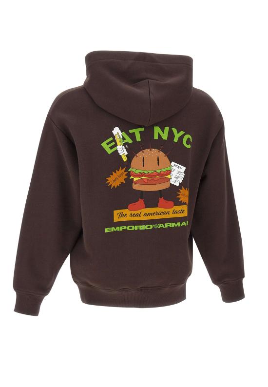 25FW 엠포리오 아르마니 긴팔 티셔츠 EM003621 AF12896M6185 Brown - EMPORIO ARMANI