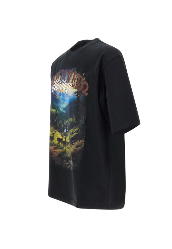 25FW 디스퀘어드2 반팔 티셔츠 S74GD1467 S24583900 Black - DSQUARED2