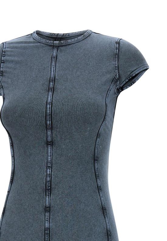 25FW 디젤 미디 원피스 A19517 0KIBY01A Blue - DIESEL