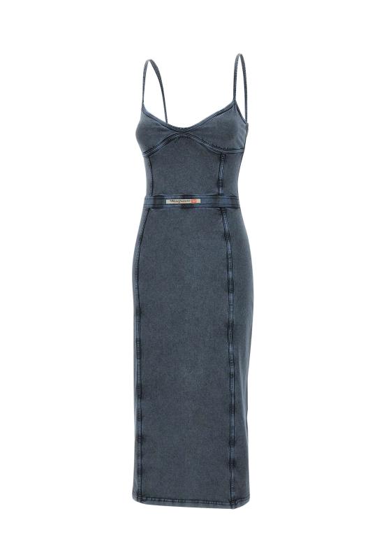 25FW 디젤 미디 원피스 A18358 0KIBY01A Blue