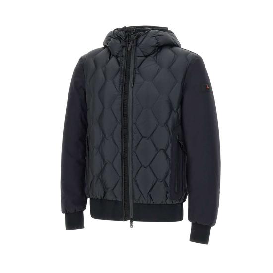 25FW 페트레이 쿤스 KJ BMAT 기하학적 퀼팅 배색 봄버 재킷  PEU5207 01181862215 Blue - PEUTEREY