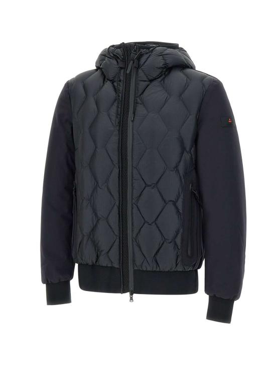 25FW 페트레이 쿤스 KJ BMAT 기하학적 퀼팅 배색 봄버 재킷  PEU5207 01181862215 Blue - PEUTEREY