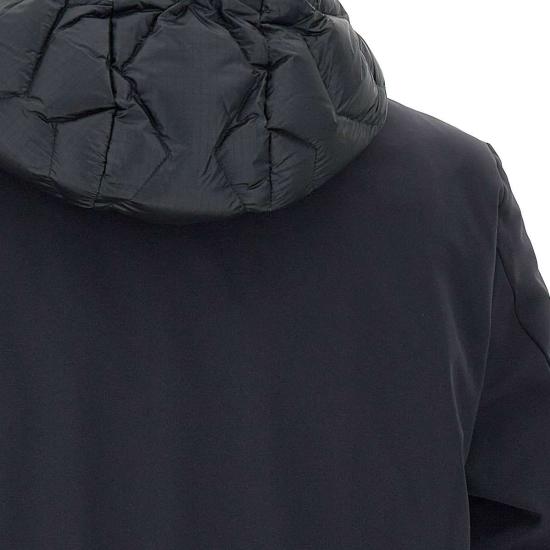 25FW 페트레이 쿤스 KJ BMAT 기하학적 퀼팅 배색 봄버 재킷  PEU5207 01181862215 Blue - PEUTEREY