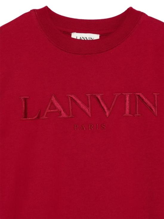 25FW [키즈] 랑방 티셔츠 N30280K 959 BORDEAUX - LANVIN