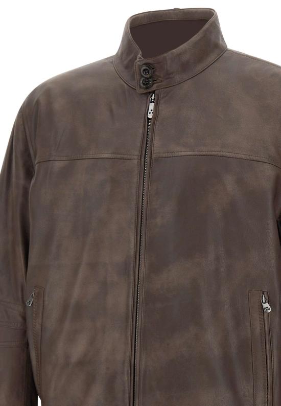 25FW 페트레이 가죽 자켓 PEU5632 99012331494 Brown - PEUTEREY