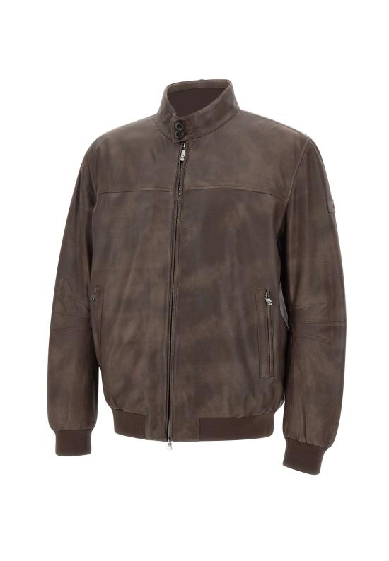 25FW 페트레이 가죽 자켓 PEU5632 99012331494 Brown