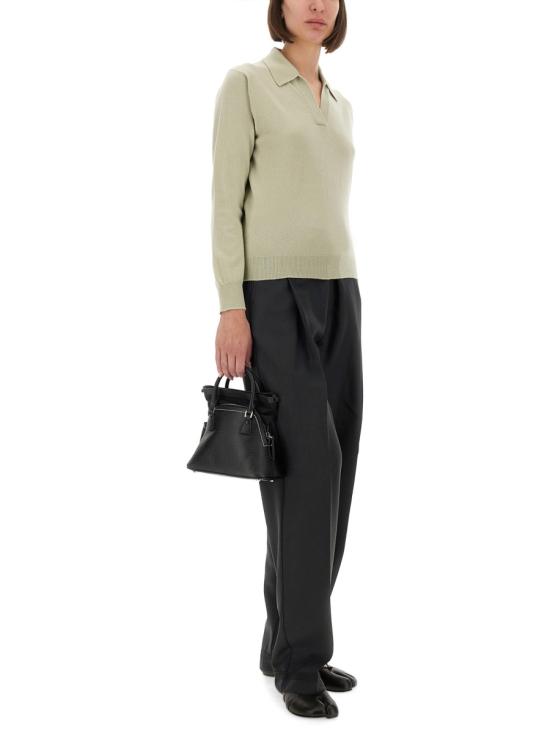 25FW 마르지엘라 V넥 니트 S51GL0063 M13144688 GREEN - MAISON MARGIELA