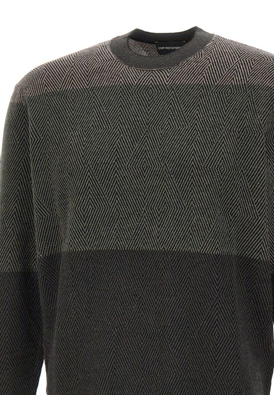 25FW 엠포리오 아르마니 스웨터 EM002432 AF18118F7046 Green - EMPORIO ARMANI