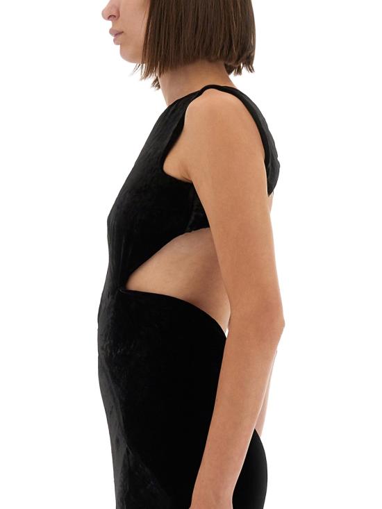 25FW 릭 오웬스 롱 원피스 RP02E4508 V09 BLACK - RICK OWENS