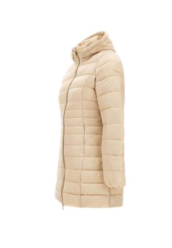 25FW 세이브더덕 롱패딩 D47300W IRIS2140034 Beige - SAVE THE DUCK