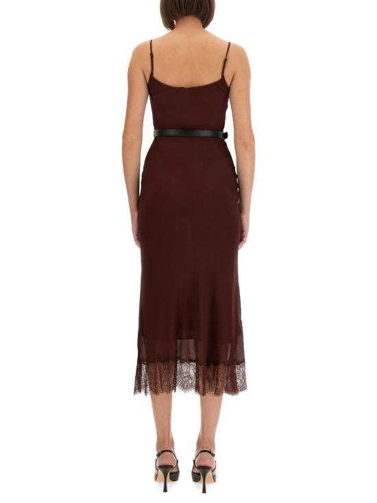 25FW 셀프 포트레이트 원피스 PF25 022M BR BROWN BORDEAUX - SELF PORTRAIT