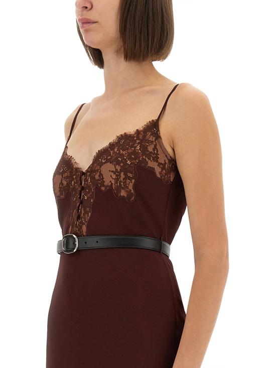 25FW 셀프 포트레이트 원피스 PF25 022M BR BROWN BORDEAUX - SELF PORTRAIT