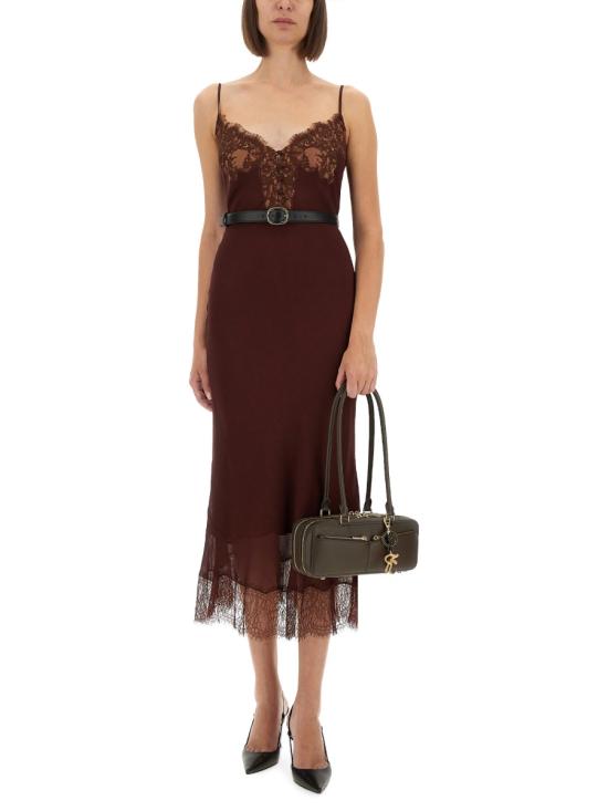 25FW 셀프 포트레이트 원피스 PF25 022M BR BROWN BORDEAUX - SELF PORTRAIT