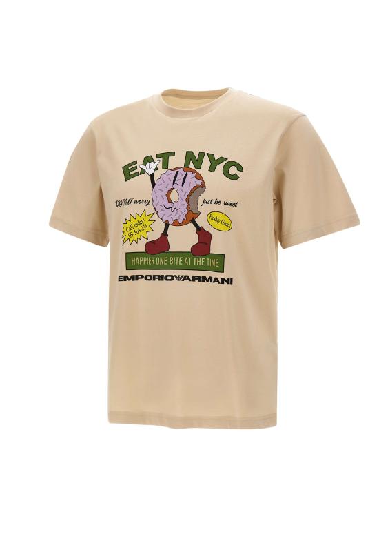 25FW 엠포리오 아르마니 반팔 티셔츠 EM003622 AF14836M1183 Beige