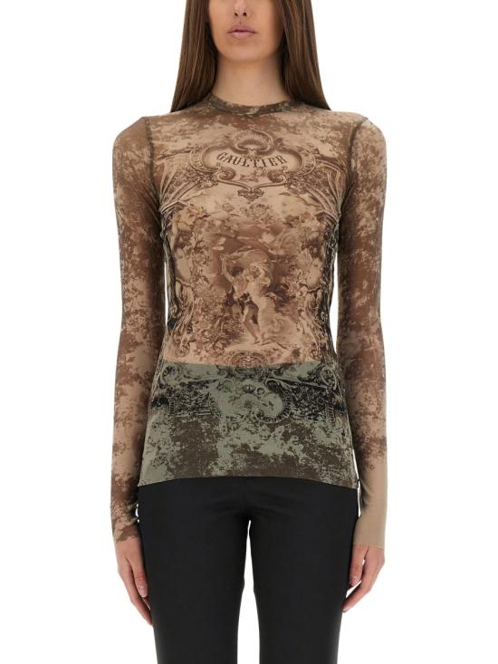 25FW 장 폴 고티에 탑 TO305 M006P6965 NUDE