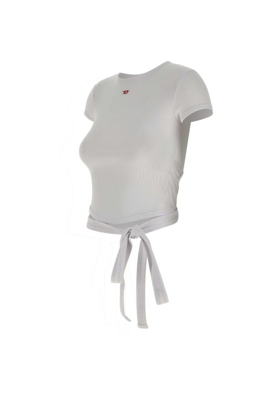 25FW 디젤 반팔 티셔츠 A19337 0EJAI100 White - DIESEL