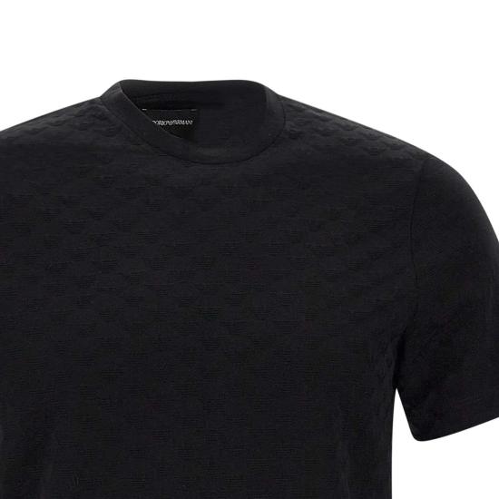 25FW 엠포리오 아르마니 반팔 티셔츠 8N1TL7 1JHWZ0999 Black - EMPORIO ARMANI