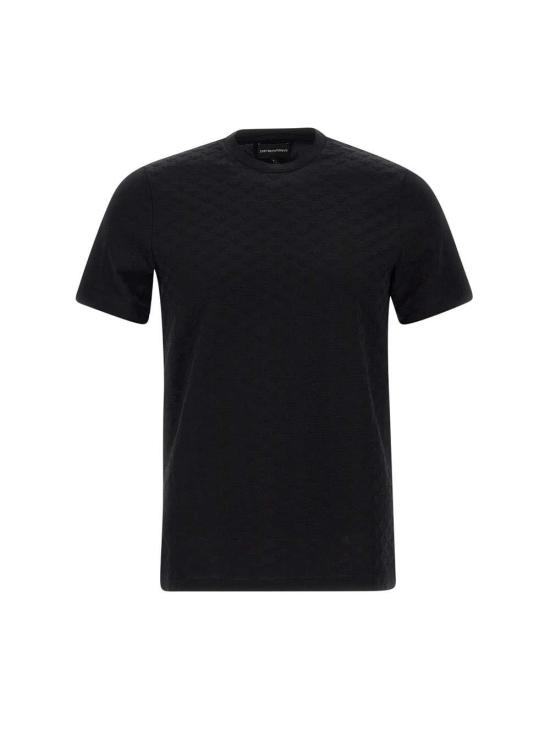 25FW 엠포리오 아르마니 반팔 티셔츠 8N1TL7 1JHWZ0999 Black - EMPORIO ARMANI