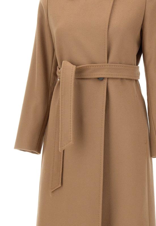 25FW 막스마라 스튜디오 코트 2526016051600 006 Brown - MAX MARA STUDIO