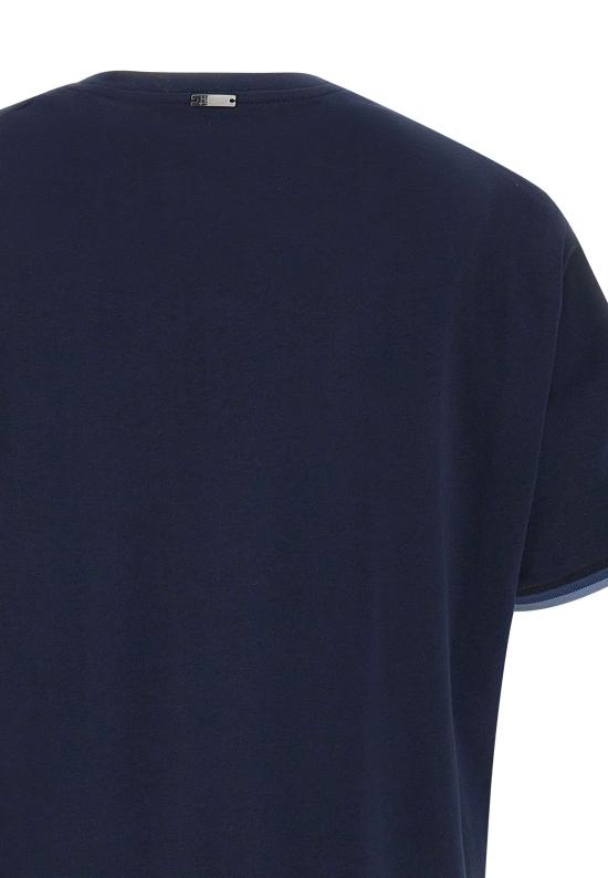 25FW 에르노 반팔 티셔츠 JG00047UR 520529200 Blue - HERNO