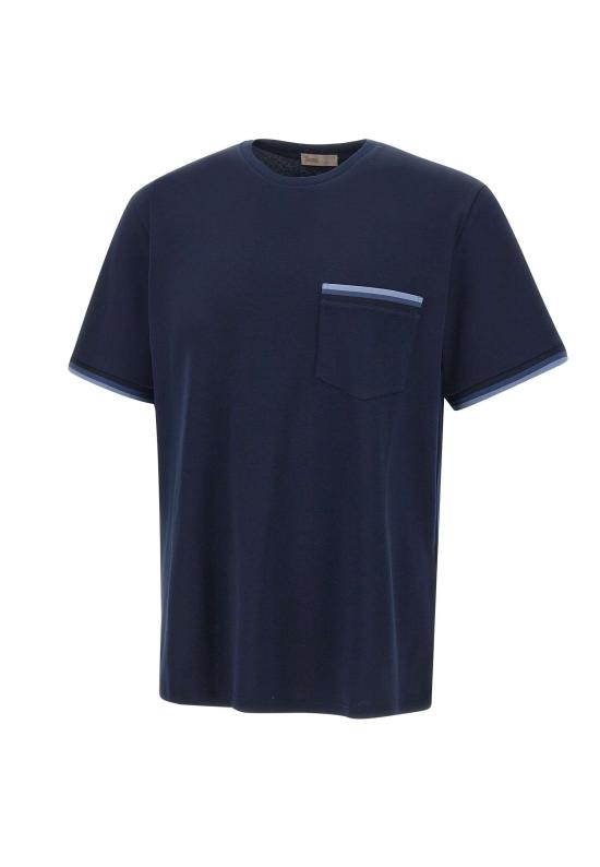 25FW 에르노 반팔 티셔츠 JG00047UR 520529200 Blue