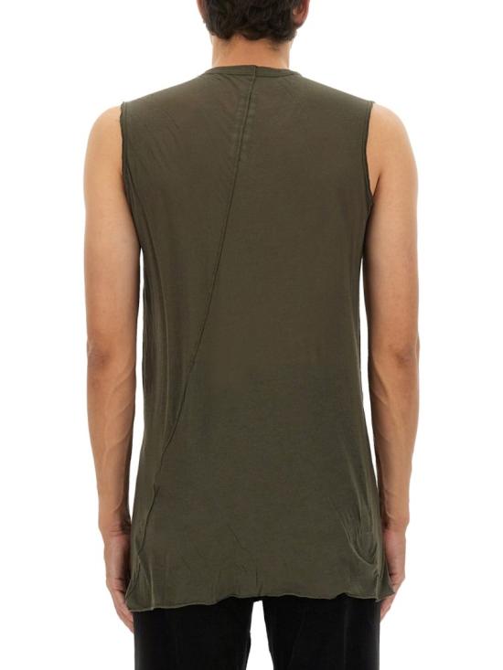 25FW 릭 오웬스 반팔 티셔츠 RU02E1151 UC25 Green - RICK OWENS