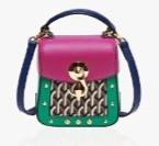25FW 델레스트 토트백 DSQ0131BDX G MF MULTIFUSCIA