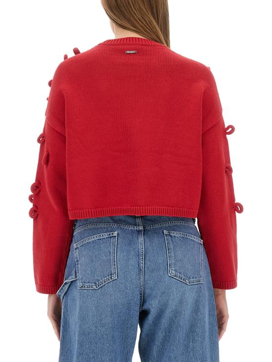 25FW JW앤더슨 스웨터 KW1446 YN0417445 RED - JW ANDERSON