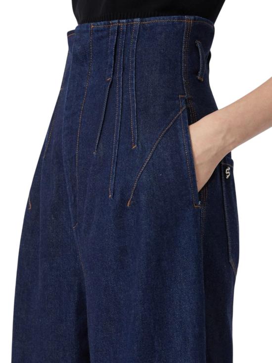 25FW 스포트막스 스트레이트 팬츠 2522186035600 BLU NOTTE - SPORTMAX