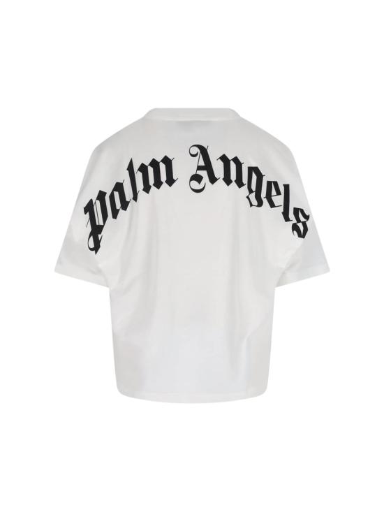 25FW 팜앤젤스 반팔 티셔츠 PMAA10BF25JER001 0310 White - PALM ANGELS