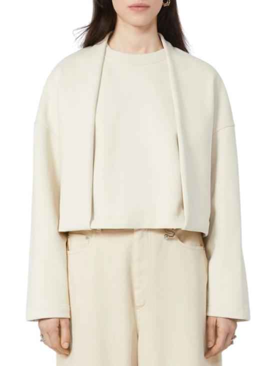 25FW 스포트막스 긴팔 티셔츠 2522926045600 AVORIO - SPORTMAX