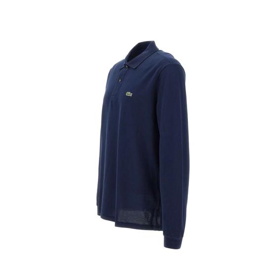 24FW 라코스테 클래식 롱슬리브 폴로 셔츠 L1312 166 Blue - LACOSTE