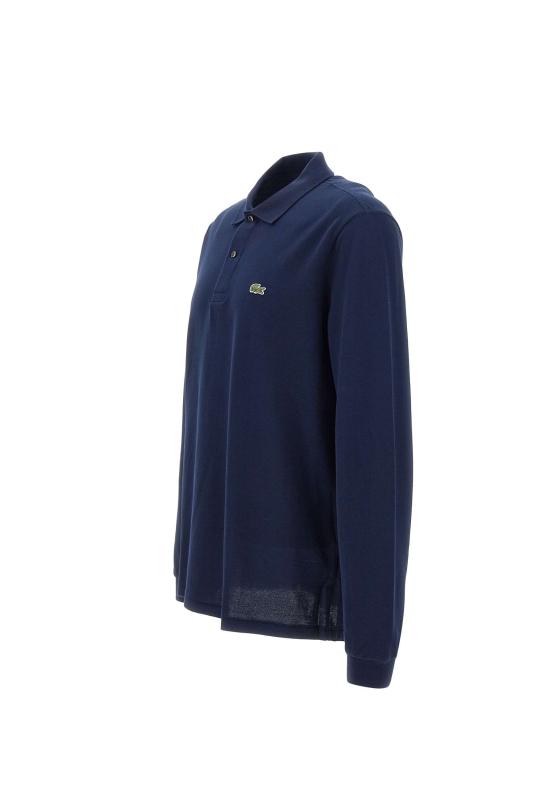 24FW 라코스테 클래식 롱슬리브 폴로 셔츠 L1312 166 Blue - LACOSTE