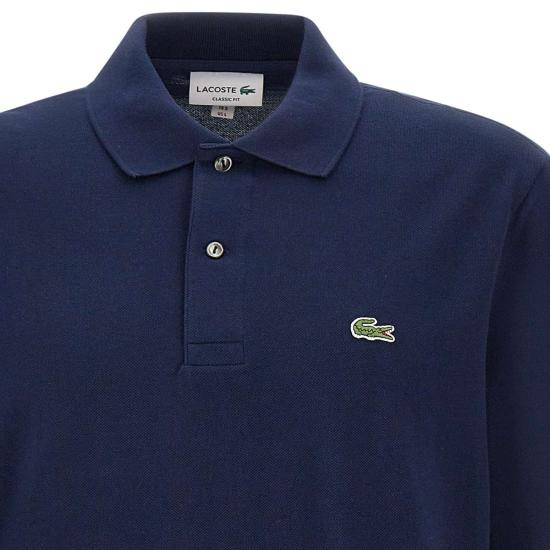24FW 라코스테 클래식 롱슬리브 폴로 셔츠 L1312 166 Blue - LACOSTE