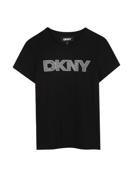 25FW [키즈] 디케이엔와이 티셔츠 D62405K 09B BLACK