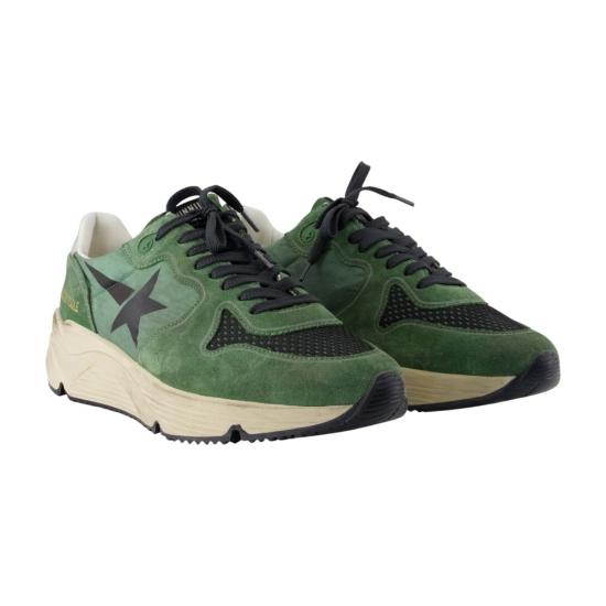 25FW 골든구스 스니커즈 GMF00927F00749935684 GREEN BLACK DOM - GOLDEN GOOSE