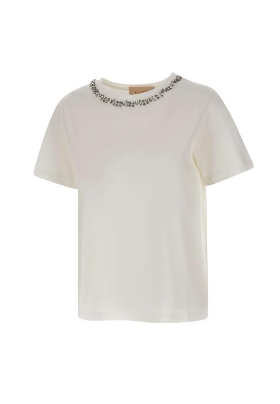 25FW 카오스 반팔 티셔츠 RIJDK001 1041 White