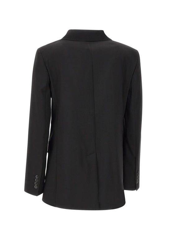 25FW 막스마라 스튜디오 수트 자켓 2526046101600 001 Black - MAX MARA STUDIO