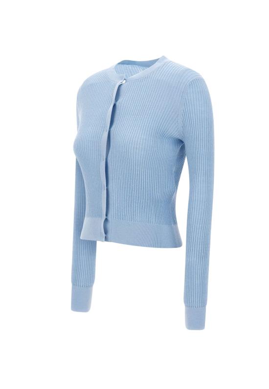 25FW 막스마라 스튜디오 가디건 2526346011600 002 Blue - MAX MARA STUDIO