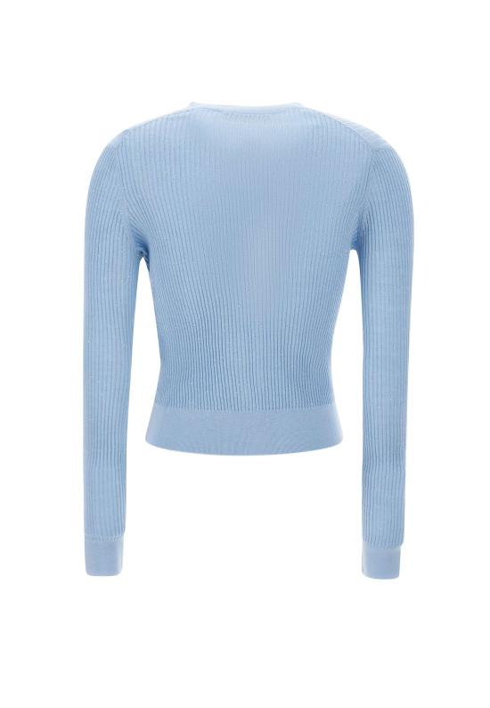 25FW 막스마라 스튜디오 가디건 2526346011600 002 Blue - MAX MARA STUDIO