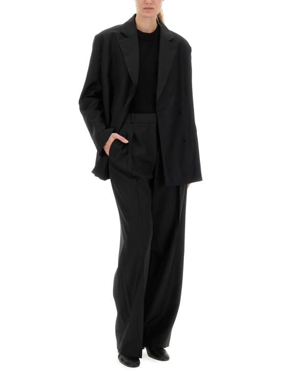 25FW 루루 드 세종 스트레이트 팬츠 SBIRULDS BLACK - LOULOU DE SAISON