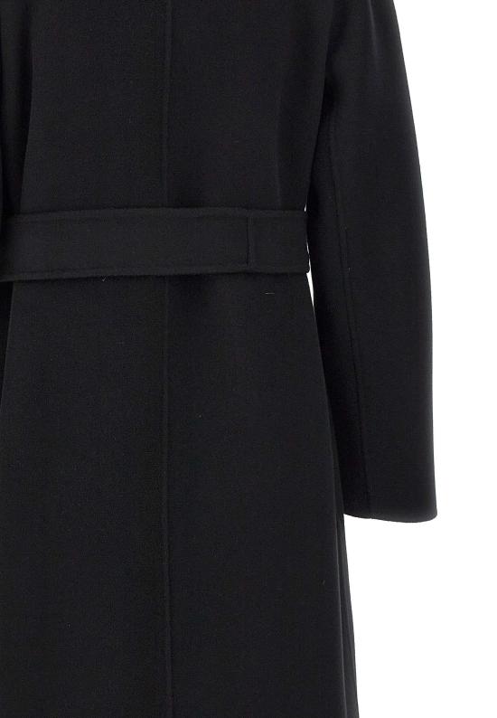 25FW 막스마라 스튜디오 코트 2526016111600 007 Black - MAX MARA STUDIO