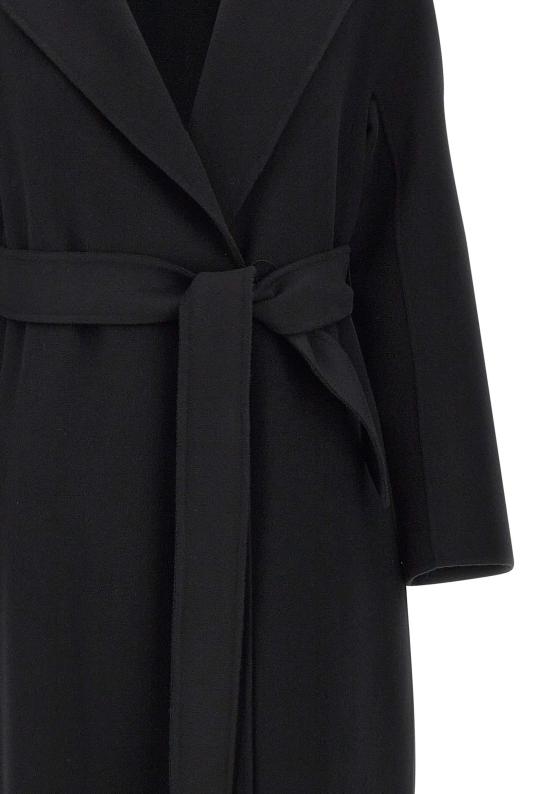 25FW 막스마라 스튜디오 코트 2526016111600 007 Black - MAX MARA STUDIO