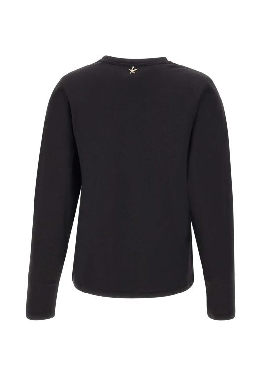 25FW 카오스 반팔 티셔츠 RIJBR001 0001 Black - KAOS