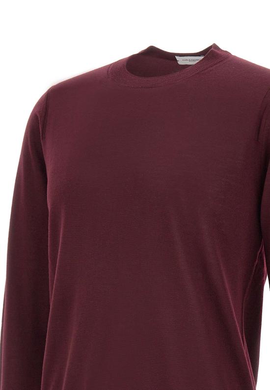 25FW 파올로페코라 스웨터 A001F001 7635 Red - PAOLO PECORA