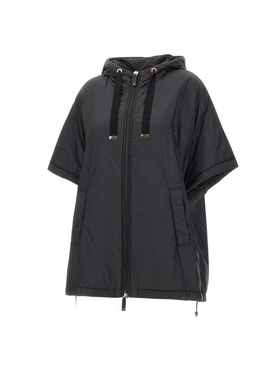 25FW 막스마라 더 큐브 케이프 패딩 자켓 케이프   2529736024600 009 Black